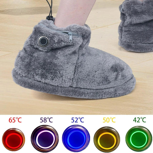 Heating USB Rechargeable Slippers