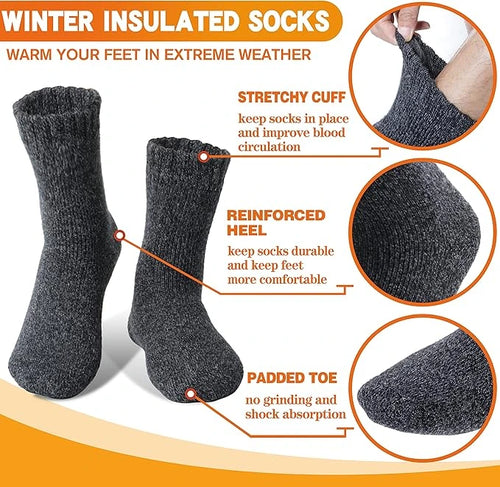 3 Pairs Warm Thermal Socks